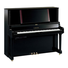 Yamaha YUS5 TA3 TransAcoustic upright piano - polished ebony