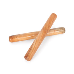 Percussion Plus 8" sheesham wood claves pair