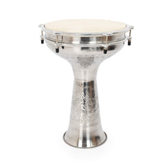 Percussion Plus embossed nickel doumbek – 12 inch