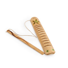 Percussion Plus Honestly Made Balinese bamboo guiro with scraper