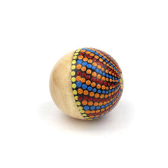 Percussion Plus Honestly Made painted wooden ball shaker