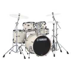 Yamaha Stage 20" fusion 5-piece drum kit – Classic white
