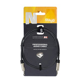 Stagg stereo mini jack to stereo mini jack cable - 3m