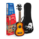 Octopus Academy soprano ukulele – Old violin burst
