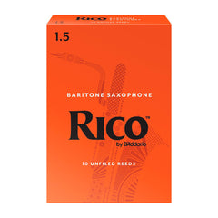 Rico box ot 10 Eb baritone saxophone reeds – 1.5 (box of 10)