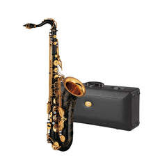 Yamaha YTS875EX Custom series professional Bb tenor saxophone outfit – Black lacquer