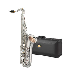Yamaha YTS875EX Custom series professional Bb tenor saxophone outfit – Silver plated