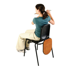 Wenger Nota chair universal folding tablet arm – Cherry