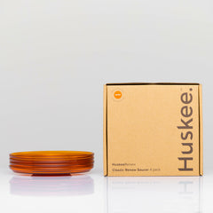 HuskeeRenew Saucer 4-pack - Amber