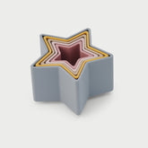 SILISOFT STAR STACKING CUPS (EARTH), PK5