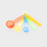 TRASNLCUENT MEASURING SPOONS , PK5