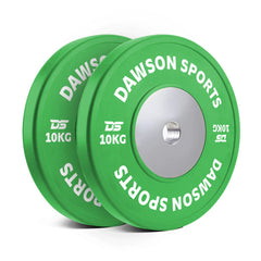 DS Competition Bumper Plates - 10kg Green