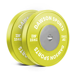 DS Competition Bumper Plates - 15kg Yellow