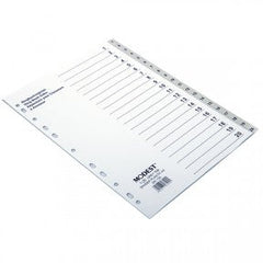 MODEST DIVIDER 1-20 GREY PVC MS 120