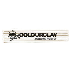 SCOLA COLOUR CLAY 500G WHITE 1PC -Min Qty 6