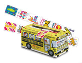 PAC REWARD STICKERS SCHOOL BUS ASSORTED 800PCS -Min Qty 6