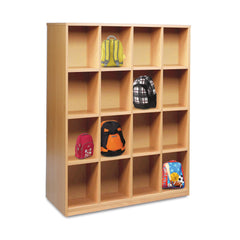 Monarch 16 compartment bag storage unit