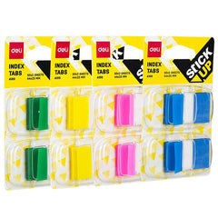 Deli EA10001,Index Tab 45x12mm(4color)(1X24)