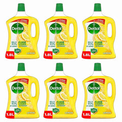 Dettol Floor Cleaner Lemon, 1.8ltr each