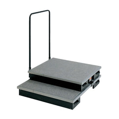 Wenger double podium with rail