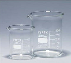 Pyrex Graduated Low Form Glass Beaker - 100mL