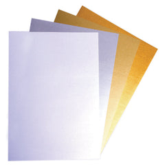 Metallic Card 5X4 Sh. Asst.Cols