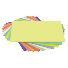 Value Card A4 10 Asst.Colours Pk100