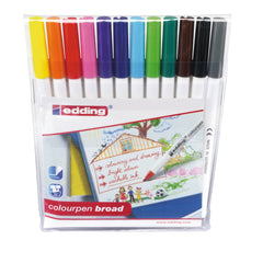 Colourpen-' Broad Ast-Col Pack 12