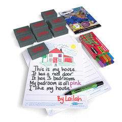 A4 Picture Story Drywipe Boards Set