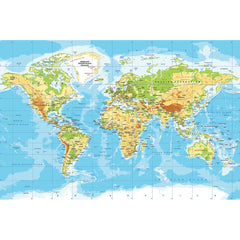 Board In-Outdoor 80X 120Cm World