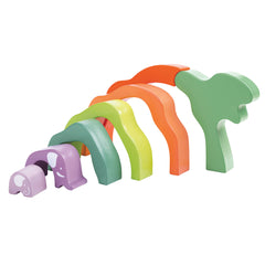 Safari Elephant Blocks 7Pce