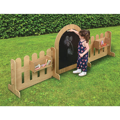 Blackboard-Mirror-Fence Set