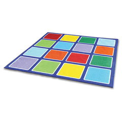Rainbow Sq Carpet 2X2M