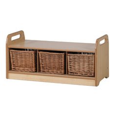 Low Level Storage Bench +3 Cl Tubs