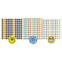 A4 Sheets Of 10Mm Stickers -S-Faces