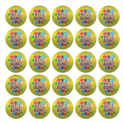 Foil Stickers Praise Pk125