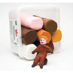 Soft Dough People Col. Tub 8 Asst