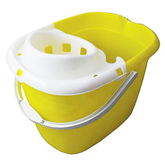 Mop Bucket-Wringer 12Lt Yellow