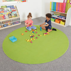 Carpet 2000Mm Dia. Green