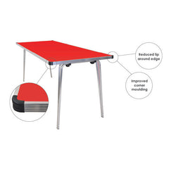 F-Table 1830 X 685Mm 584Mm Poppy Red