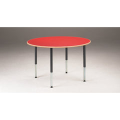 Table Height Adjustable - Light Oak