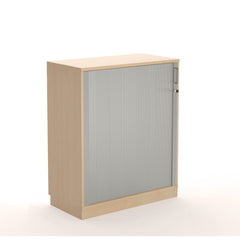 Tambour Cupboard 1200Mm 2 Adj Oak