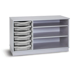 6 Tray Unit White