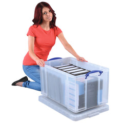 Box 84Ltr Really Useful Clear