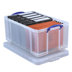 Box Really Useful Clear 64L