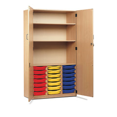 Stock Cupboard-3 Shelves-21 Trays