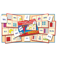 Bingo Game Fractions-Decimals