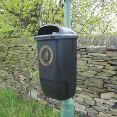 L-Bin Post-Wall Wybone Asb-50 Green