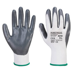 Glove Grey Nitrile Large (9)