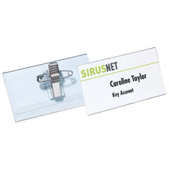 Holder Card C-W Insert 75X40Mm Bx50